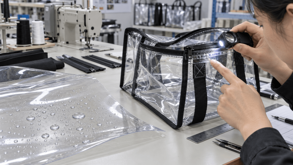 why waterproof PVC material does not make a waterproof bag